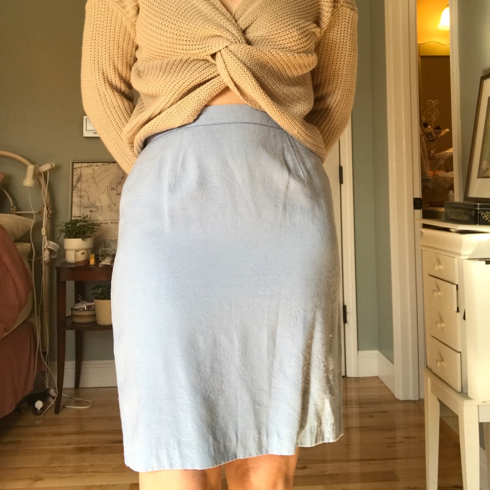 Vintage blue skirt